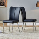 Modern Minimalist Dining Chairs With Metal Legs by Unique Piece Furniture