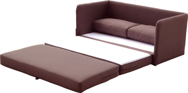 Container Furniture Direct Kathy Collection Modern Contemporary Fabric Upholstered Livingroom Loveseat Sleeper, photo 2 of 8