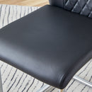 Modern Dining Chairs With Padded Seat, Metal Legs by Unique Piece Furniture