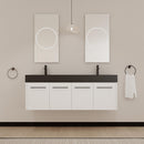 60 Inch Wall-Mounted Bathroom Vanity with Sink