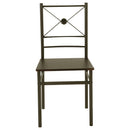 5 Piece Rectangle Dining Set With Tubing Base