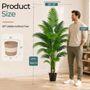 Artificial Palm Tree 6ft - Large Fake Tropical Tree (2 Pack)