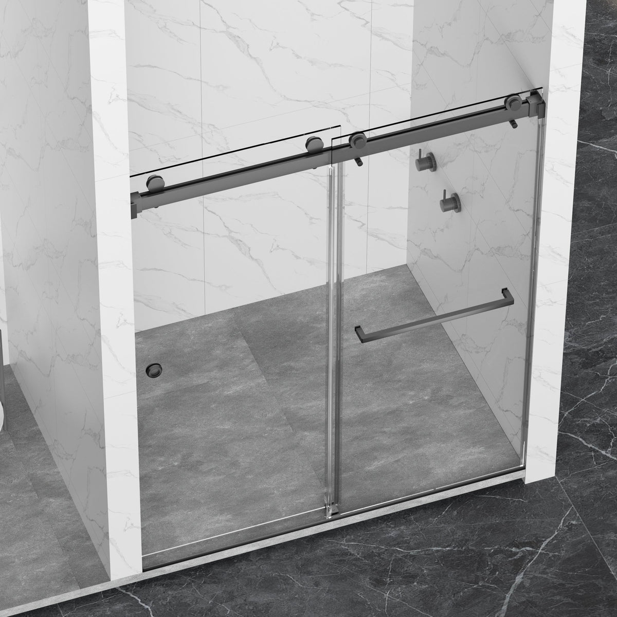Frameless Shower Door - Double Sliding Design, photo 4 of 10
