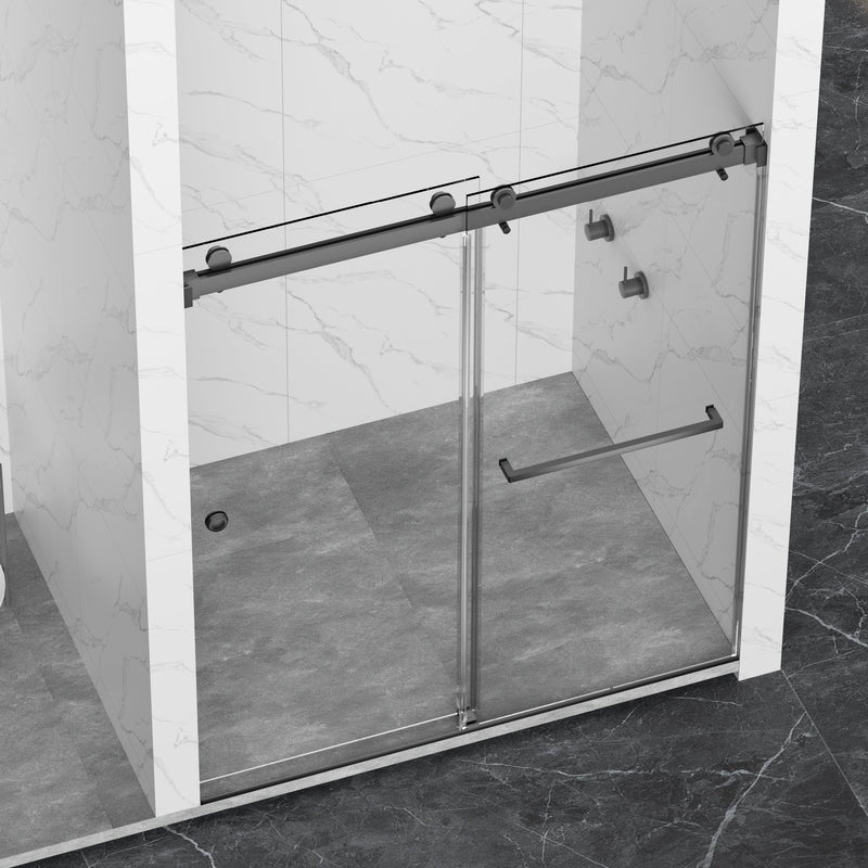 Frameless Shower Door - Double Sliding Design, photo 4 of 10