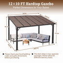 12x10 FT Hardtop Gazebo
