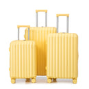 20" / 24" / 28" 3 Pieces / Set Spinner Wheel Luggage, Carry On Suitcase, With Cup Holder & USB Port & Phone Holder by HouseOfZazla