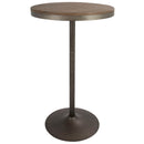Dakota - Industrial Adjustable Bar / Dinette Table - Antique / Brown by HouseOfZazla