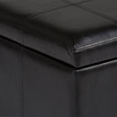 Amelia - Transitional Storage Ottoman Bench