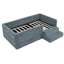 Safe Kids Bed With Guardrails And Storage by HouseOfZazla