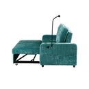 Modern Loveseat Pull Out Sofa Bed With Adjustable Backrest, Two Cup Holders, A Phone Holder, Three Charging Ports And Side Storage Pockets For Living Room by HouseOfZazla