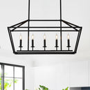 5-Light Farmhouse Kitchen Island Lighting
