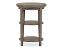 Paxton Place - Round Accent End Table - Dovetail Gray