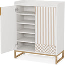 5 Tiers Shoe Storage Organizer With Doors by HouseOfZazla