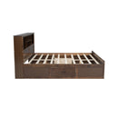 Platform Bed With Multi Storage Headboard, USB And Drawers by HouseOfZazla