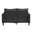 Modern Upholstered Loveseat Sofa, High Resilience by Unique Piece Furniture