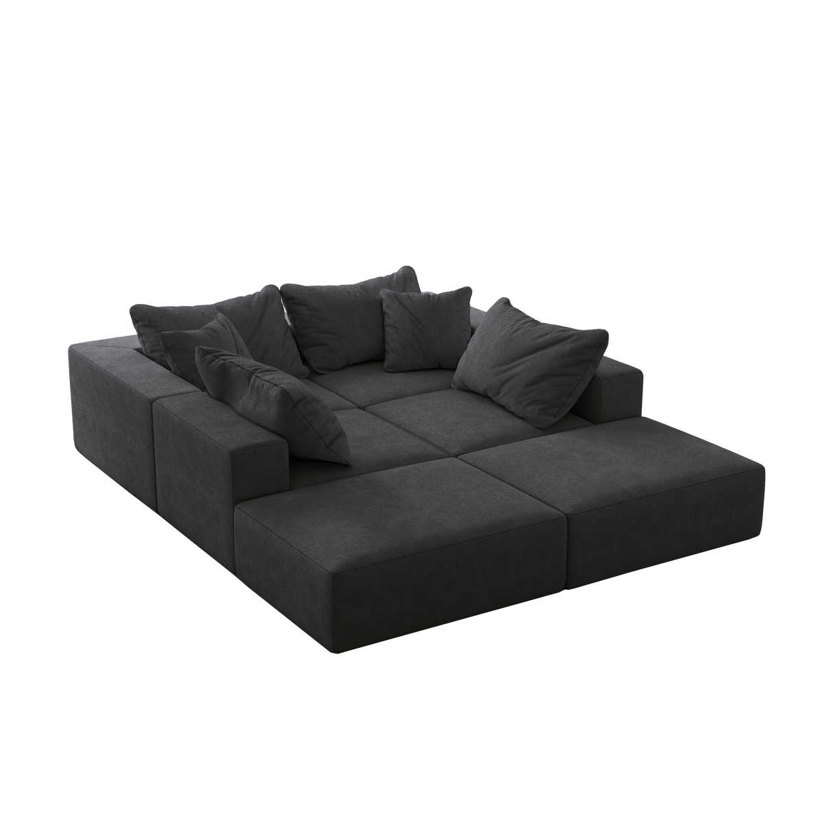 Oversized Sponge Cloud Sofa - Modern Sectional Couch Set, photo 10 of 10