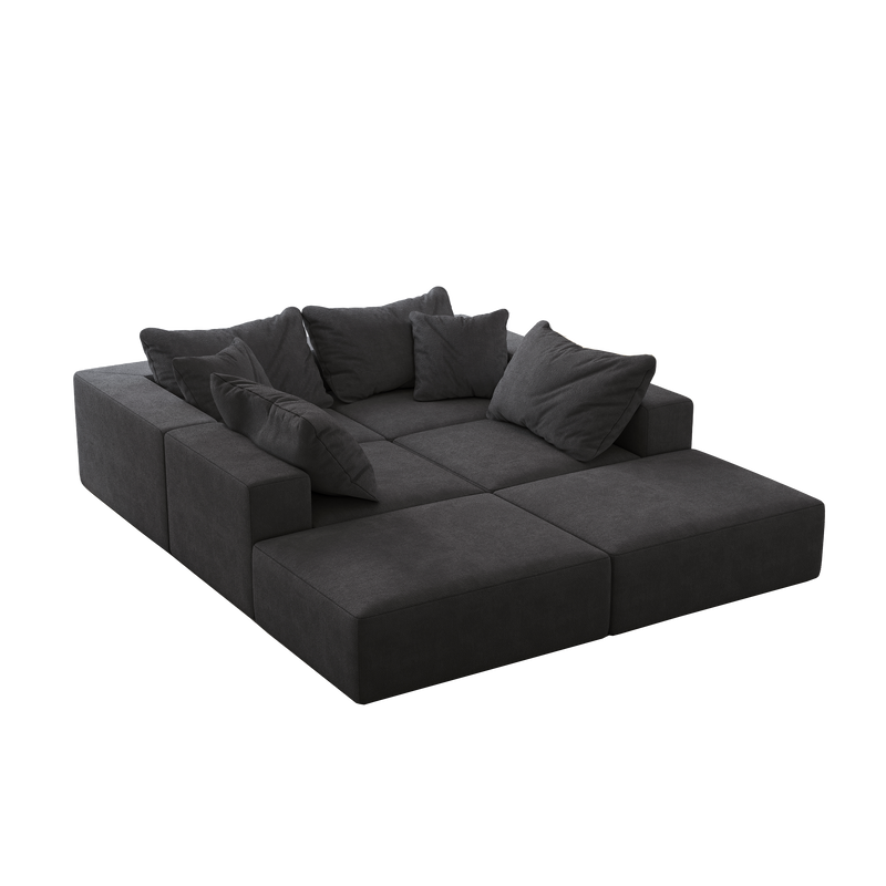Oversized Sponge Cloud Sofa - Modern Sectional Couch Set, photo 10 of 10