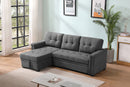 Ashlyn - Reversible Sleeper Sectional Sofa With Storage Chaise, USB Charging Ports And Pocket by Unique Piece Furniture