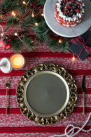 Plastic Charger Plate (Set of 6) - Gold by Unique Piece Furniture