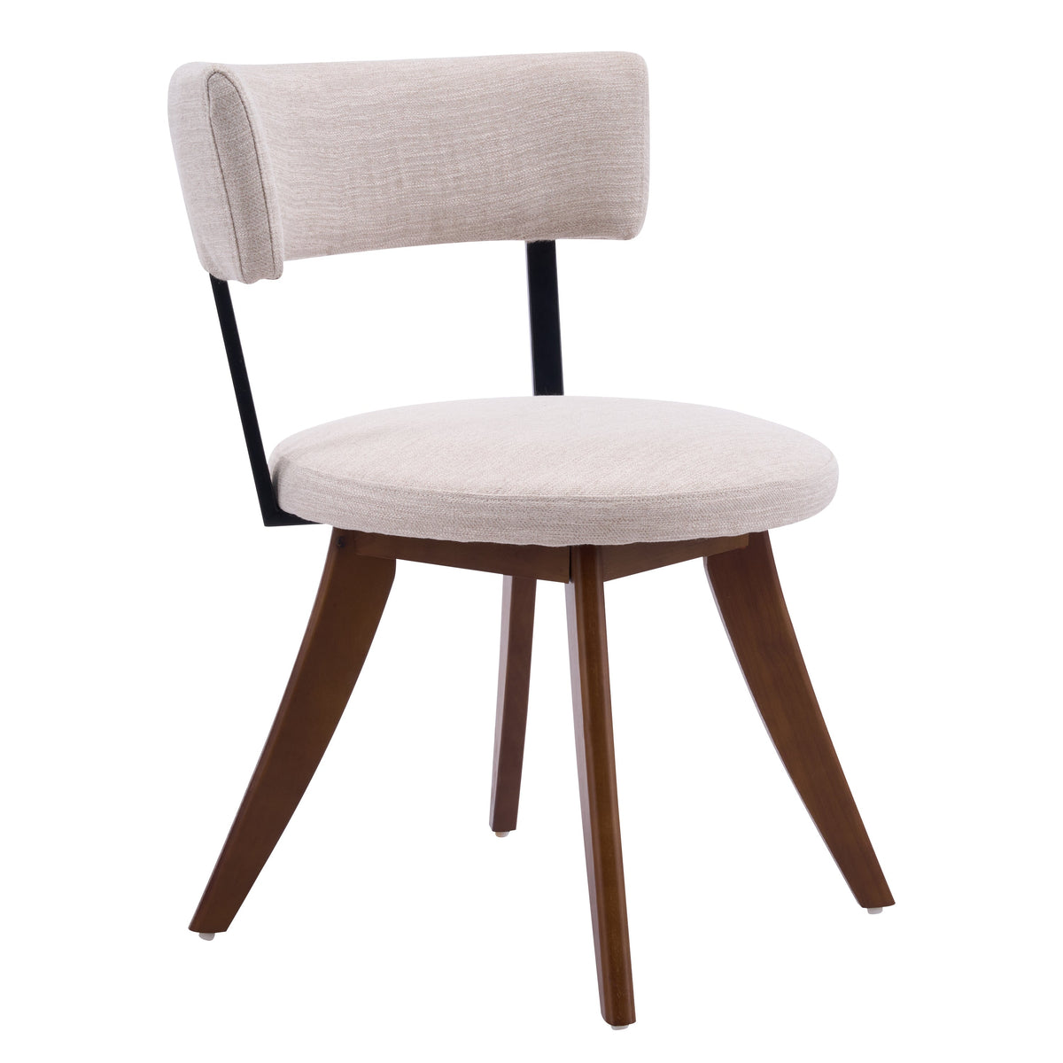 Modern Upholstered Dining Chairs with Curved Back, photo 5 of 10