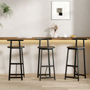 Modern Bar Stools With Backrest For Kitchen (Set of 3) by HouseOfZazla