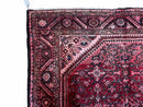 5.5 X 10 Antique Handmade Wool Tribal Gallery Rug All Over Red Runner Corridor