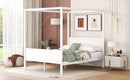 Canopy Platform Bed With Headboard And Footboard, Slat Support Leg by HouseOfZazla