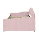 Upholstery Daybed Frame With Shell Shaped Backrest by HouseOfZazla