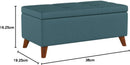 Tufted Ainsley Button Storage Ottoman Bench