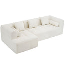 Sectional Free Combined Sofa With 2 Side Pockets by HouseOfZazla