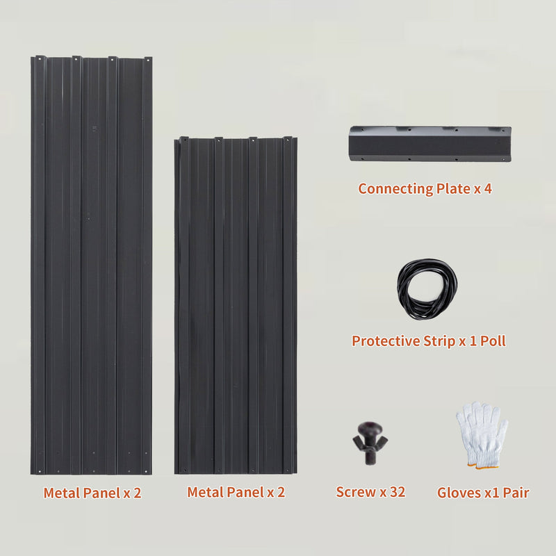 4x3x1ft Metal Raised Garden Bed, photo 8 of 9