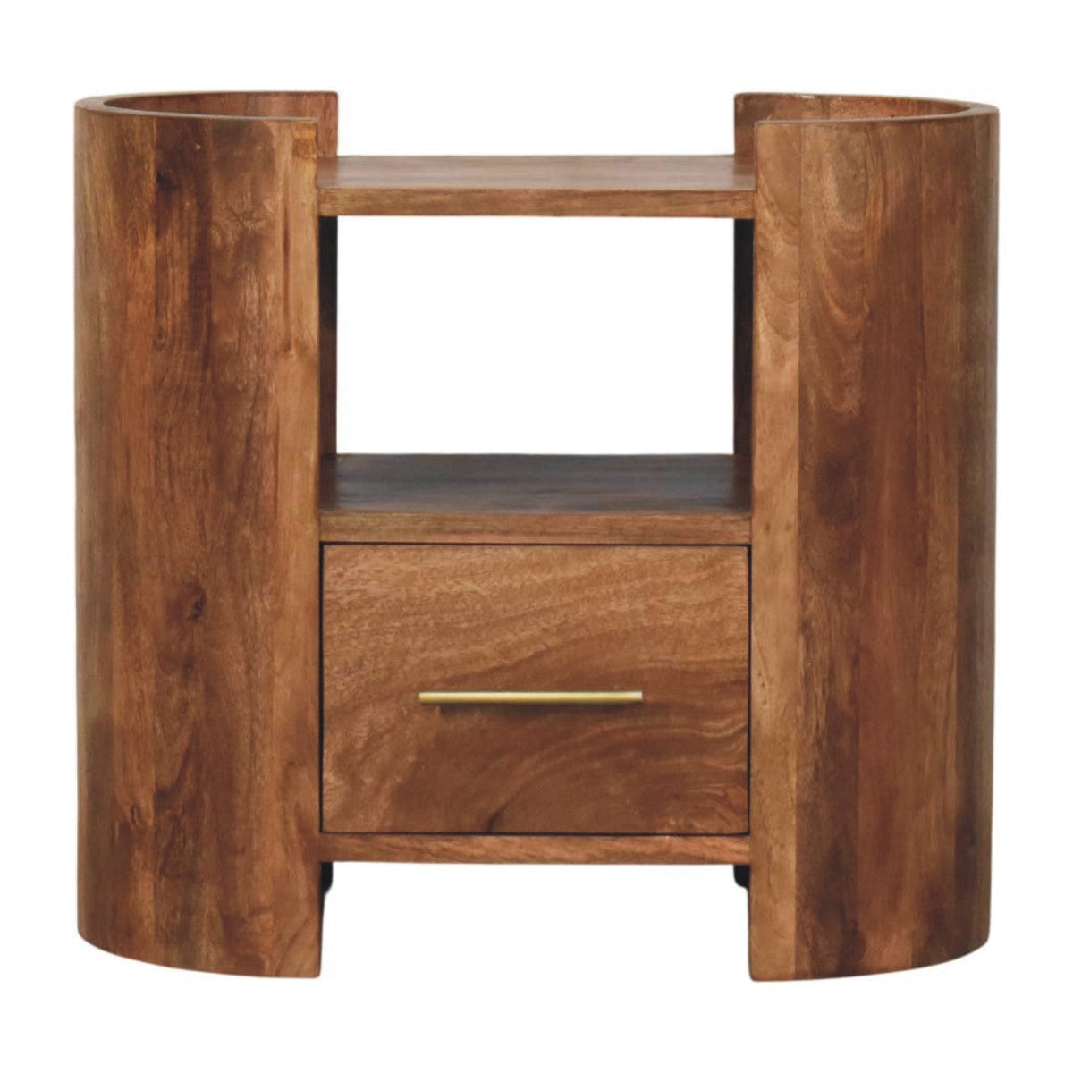 Solid Wood Valencia Sculpted Bedside, photo 2 of 10