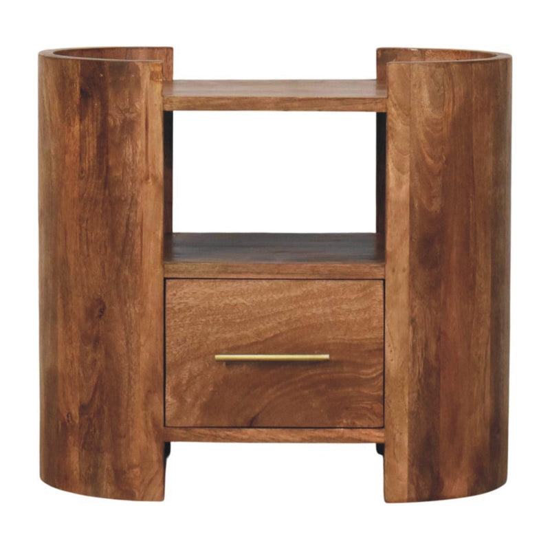 Solid Wood Valencia Sculpted Bedside, photo 2 of 10