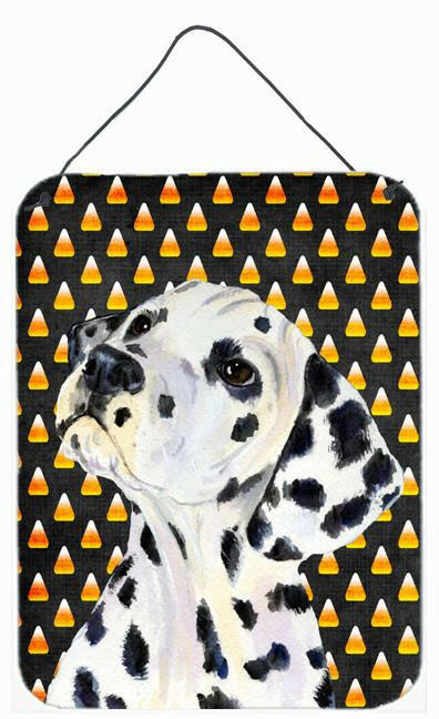 Dalmatian Candy Corn Halloween Portrait Wall or Door Hanging Prints