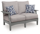 Cove Beach - Loveseat With Cushion - Gray by Unique Piece Furniture