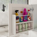 43" Bathroom Vanity Multi Functional Cabinet - White by HouseOfZazla