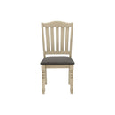 Dining Chair, Upholstered, Side, Transitional (Set of 2) - Gray