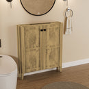 Folding Floor Cabinet With Ceramic Sink, Space Saving by Unique Piece Furniture