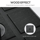 88 lbs. Fillable Umbrella Base with Steel Umbrella Holder for 1.25", 1.5" or 2" Umbrella Poles, Square & Reversible Heavy Duty Market Umbrella Stand, Black