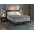 Comfort Care - 10" Hybrid Euro Top Mattress Plush Comfort - Blue / Gray - Twin Extra Long
