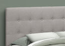 Queen Size Upholstered Gray Headboard by HouseOfZazla