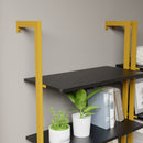 5-Tier Bookshelf Solid Wood Ladder Shelf