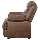 Worthington - Padded Arm Accent Chair - Dark Brown by HouseOfZazla