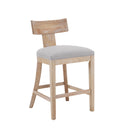 27" Counter Stools Set of 2, Upholstered Counter Height Bar Stools by HouseOfZazla