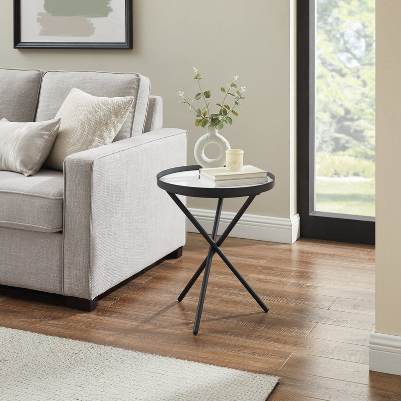 Trebent 18" 3-Leg Contemporary Side Table