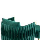 Accent Chair with Storage Ottoman Chair Tufted Barrel Chair Set Arm Chair for Living Room Bedroom