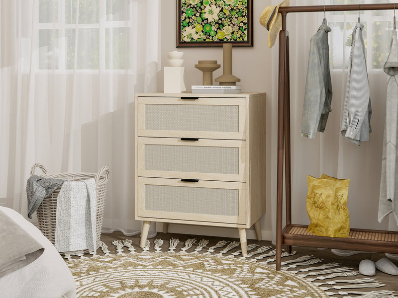 3 Drawer Cabinet, Suitable for Bedroom, Living Room, Study