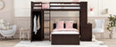 Loft Bed With A Stand Alone Bed, Shelves, Desk, And Wardrobe by HouseOfZazla