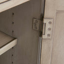 Dauphin - Handpainted Entryway Storage Cabinet - Gray Cashmere by HouseOfZazla
