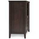 Artisan - Tall TV Media Stand - Dark Chestnut Brown by HouseOfZazla